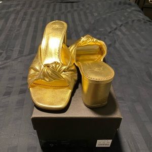 J. Crew Gold Slide